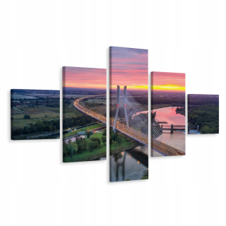Obrázok Polyptych East Wrocław Bridge Krajina 250x150