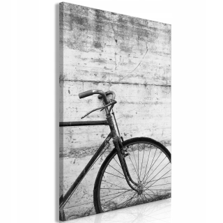 Obrázok - bicykel a vertikálny betón - 80x120