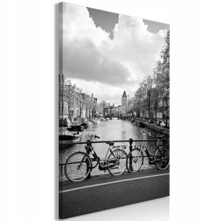 Obrázok - bicykle na vertikálnom moste - 80x120