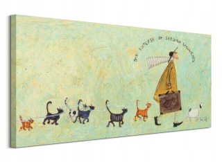 Sam Toft Ernest Doris a Cats - Picture Canvas 50x100