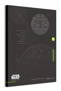 Star Wars Villain 1 Death Star Painting 60x80 cm