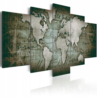 Obrázok - smaragdová mapa 225x112.5