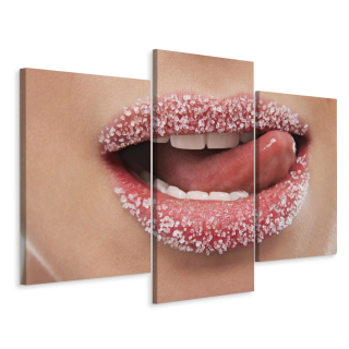 Obrázok Candy Triptych Sensual Lips 3d 180x120
