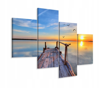Obrázok Tetrapptych Sun Lake Pomieta 3d 240x150