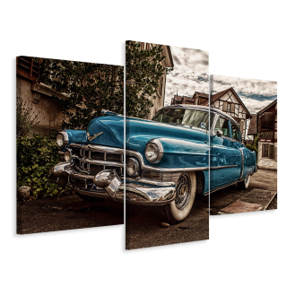 Obrázok Cadillac Vintage Triptych City 3d 180x120