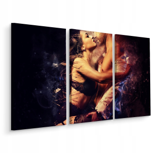 Obrázok Triptych Hot Pair Erotica Woman 150x100