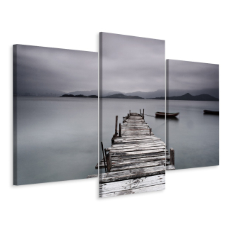 Obrázok Triptych Bridge Lake Lake Natura 180x120