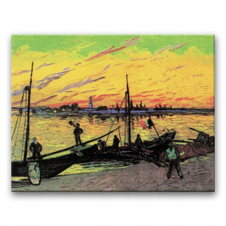 Obrázok Vincent Van Gogh - Barks s uhlím a 75x60