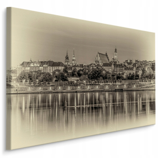 Obrázok Warsaw River Panorama 3D za obývaciu izbu 120x80