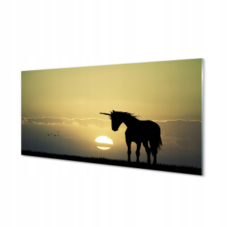 Obrázok akrylové pole Sunset Unicorn 140x70