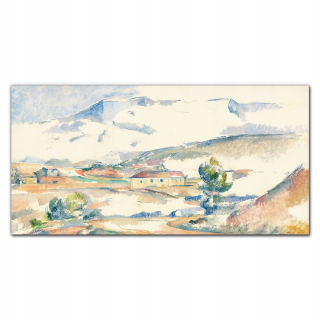 Obrázok akrylová zimná krajina 120x60 Mountains