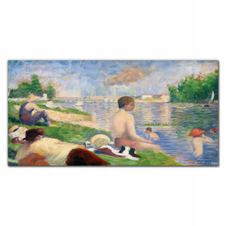 Obrázok akrylu na stene 120x60 kúpajúcich sa ľudí