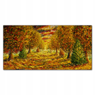 Obrázok akrylu na stene 120x60 Las Fall Príroda