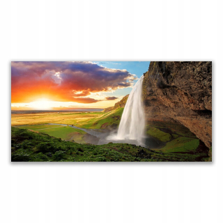 Obrázok akryl na stene 140x70 Mountain Waterfall Príroda