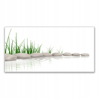 Obrázok akryl na stene 140x70 Stones Grass Art