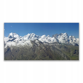 Obrázok akryl s grafikou 140x70 Mountains Snow Landscape