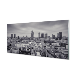 Obrázok na sklenených mrakodrape Varšavu Panorama 120x60