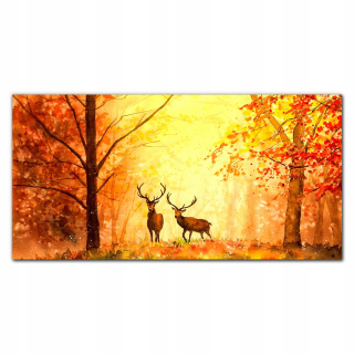 Závesný akrylový obrázok 120x60 Las Fall Deer
