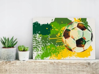 Maľujte obrázok - futbalové emócie - 60x40