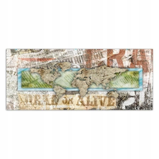 Mapa moderného obrazu - noviny 120x40