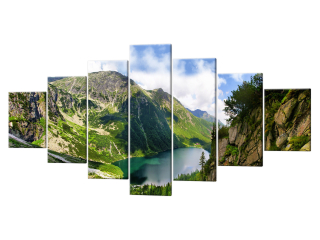 Tlačený obrázok 210x100cm Morskie Oko
