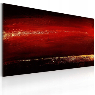Maľovaná červená rúž 120x60