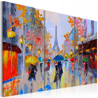 Maľované maľované maľované Paríž 120x80