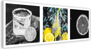 Obrázok na plátne 140x45 Lemon Fruit nápoj ovocie