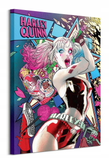 Batman, Harley Quinn maľba na plátne 60x80 cm