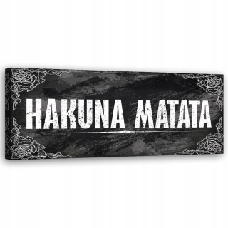Canvas Canvas Painting, nápis Hakuna Matata
