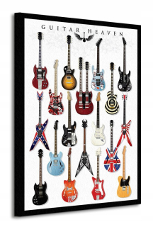 Guitar Heaven Plagát bez rámu 60 x 80 cm