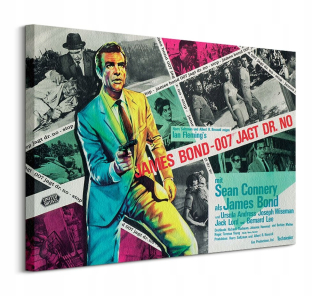 James Bond Dr No Montage Obrázok na plátne 80x60 cm