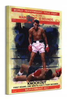 Mohamed Ali Fight - Obrázok na plátne 60x80 cm