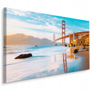 Obrázok na plátne Golden Gate 120x80 Bridge