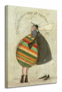 Sam Toft Ernest a Fialový obrázok na plátne 60x80 cm