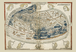 Obrázok na plátne staroveku mapa 150x100