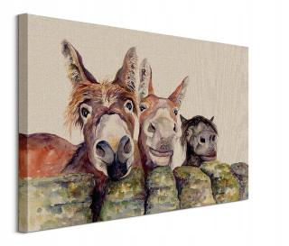 Jane Bannon Johnny Plagát, pehy a polovičné umenie, zvieratá bez rámu 80 x 60 cm