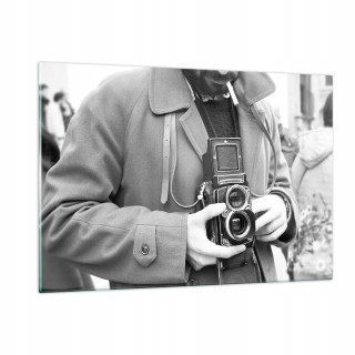 Obrázok na skle 120x80 retro vintage aparát