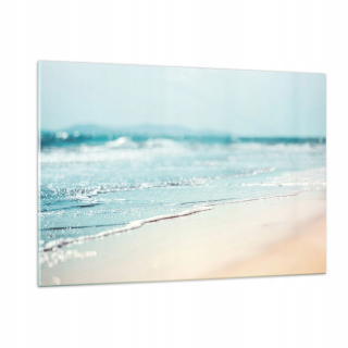 Obrázok na skle 120x80 Brzeg Wave Water