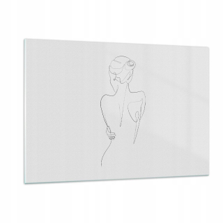 Obrázok na skle 120x80 Body Woman kresba