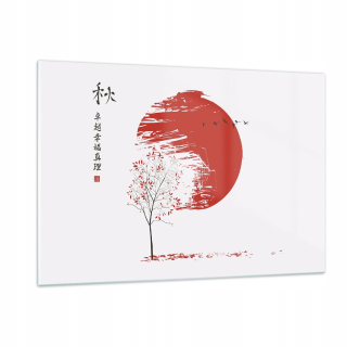 Obrázok na skle 120x80 Japonsko Čerešňový kvet