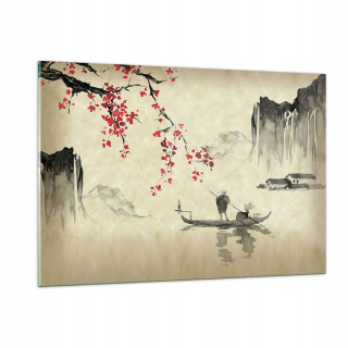 Obrázok na skle 120x80 Cherry Flower Japan