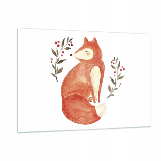 Obrázok na skle 120x80 Fox Ilustrácia líšky