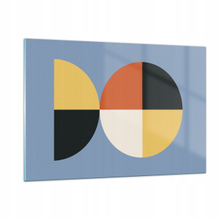 Obrázok na skle 120x80 Geometric Art Wheel