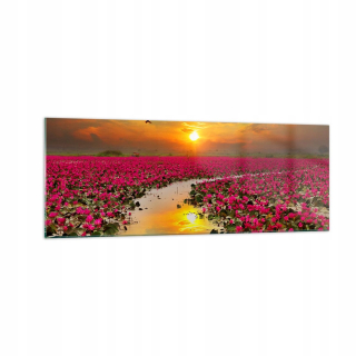 Obrázok na skle 140x50 nenafary Flowers