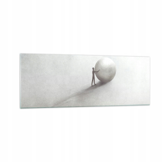 Obrázok na skle 140x50 Sisyphean Work Symbol