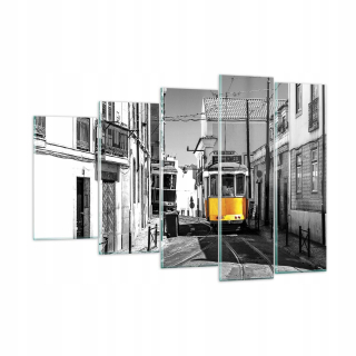 Obrázok na skle 150x100 Tram Portugal Lisabon
