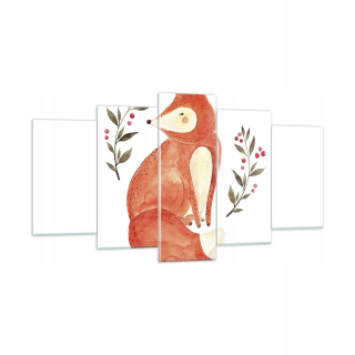 Obrázok na skle 160x85 Fox Ilustrácia líšky