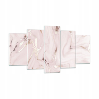 Obrázok na skle 160x85 Pink mramor prelial