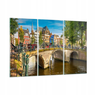 Obrázok na skle 165x110 Amsterdam City